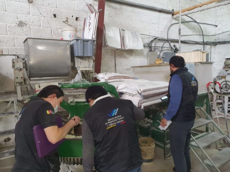 Excremento de roedores hallado en fábrica de fideos