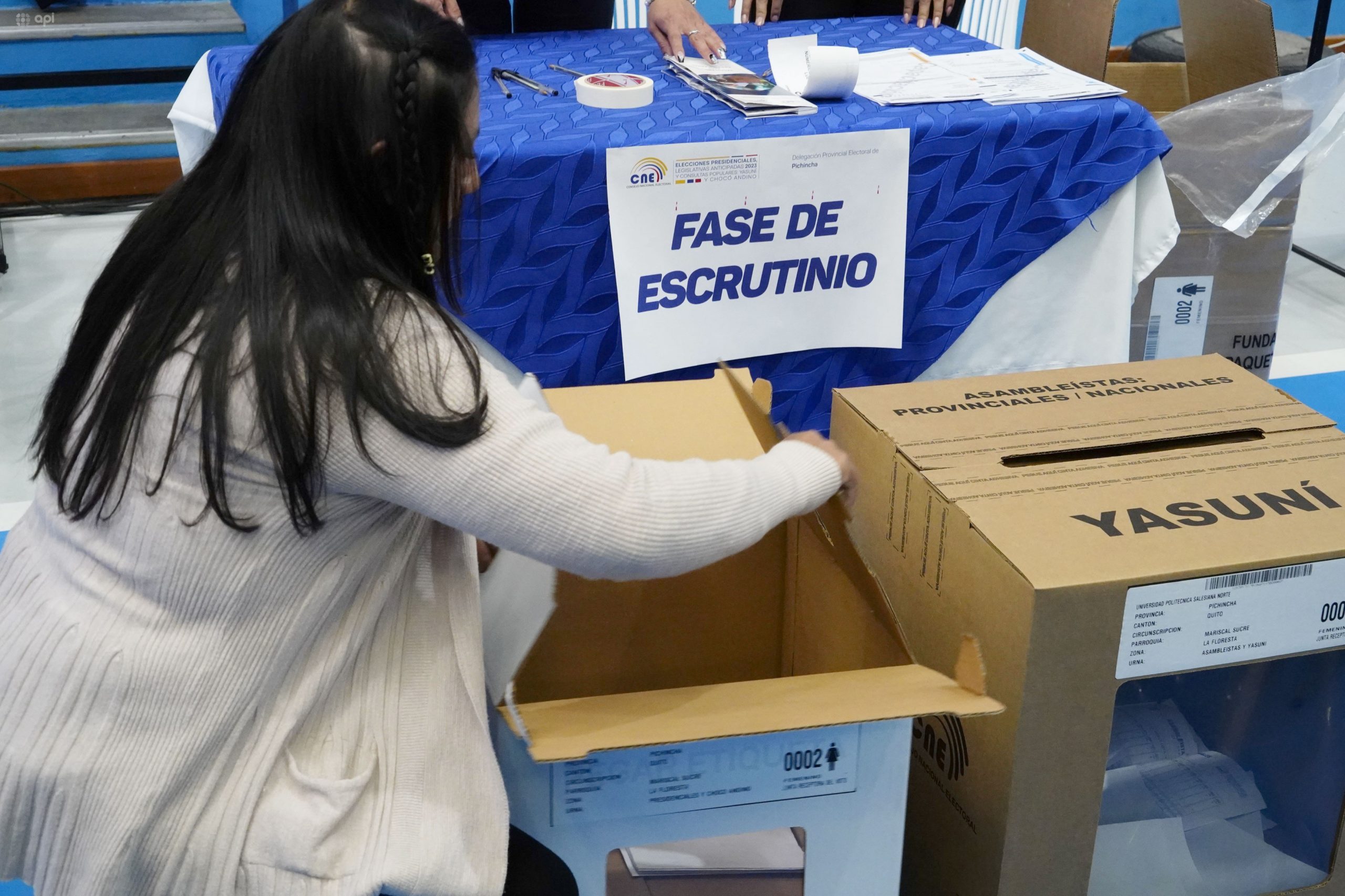 Dentro de los 79.940.920,22 dólares que se prevé gastar en las elecciones anticipadas del 20 de agosto, consta los valores por al Consulta Popular por el Yasuní. /API