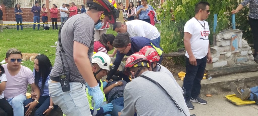 Accidente grua pase del niño cuenca