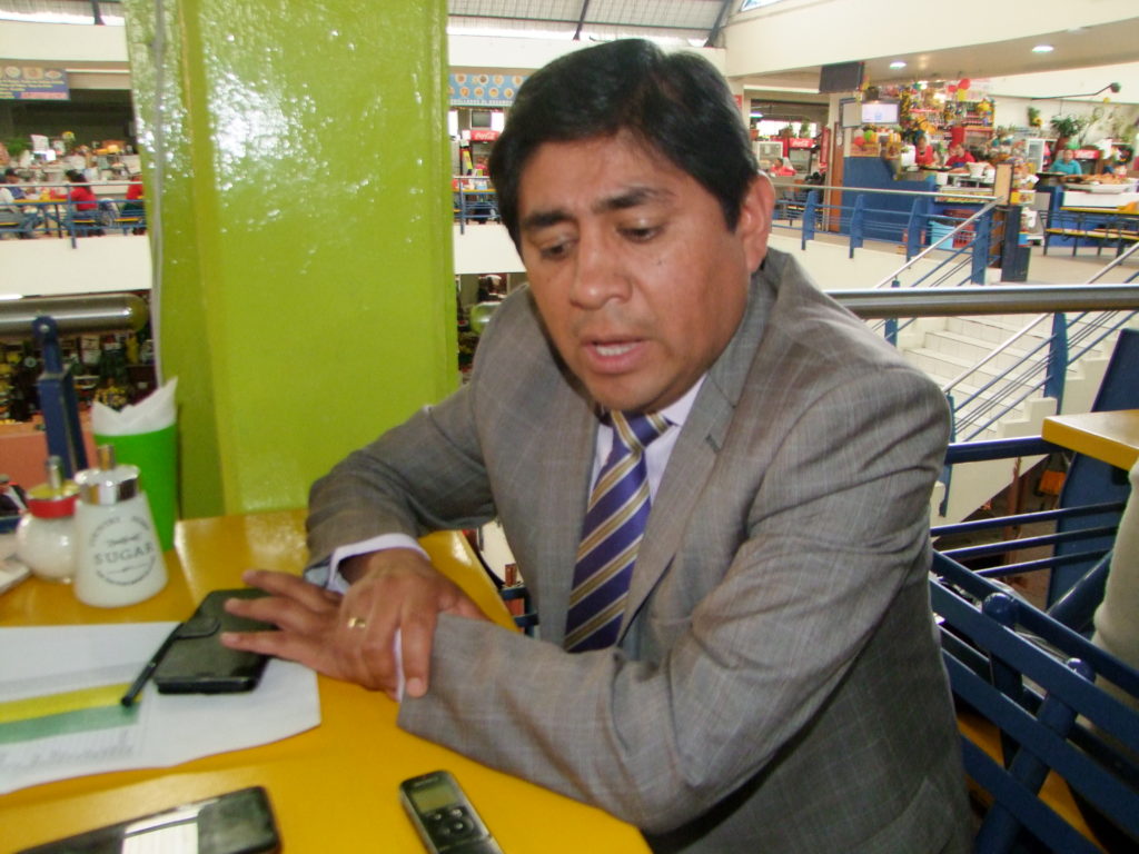 El concejal Daniel García, presidente de la Comisión de Desarrollo Comunitario.(AZD)
