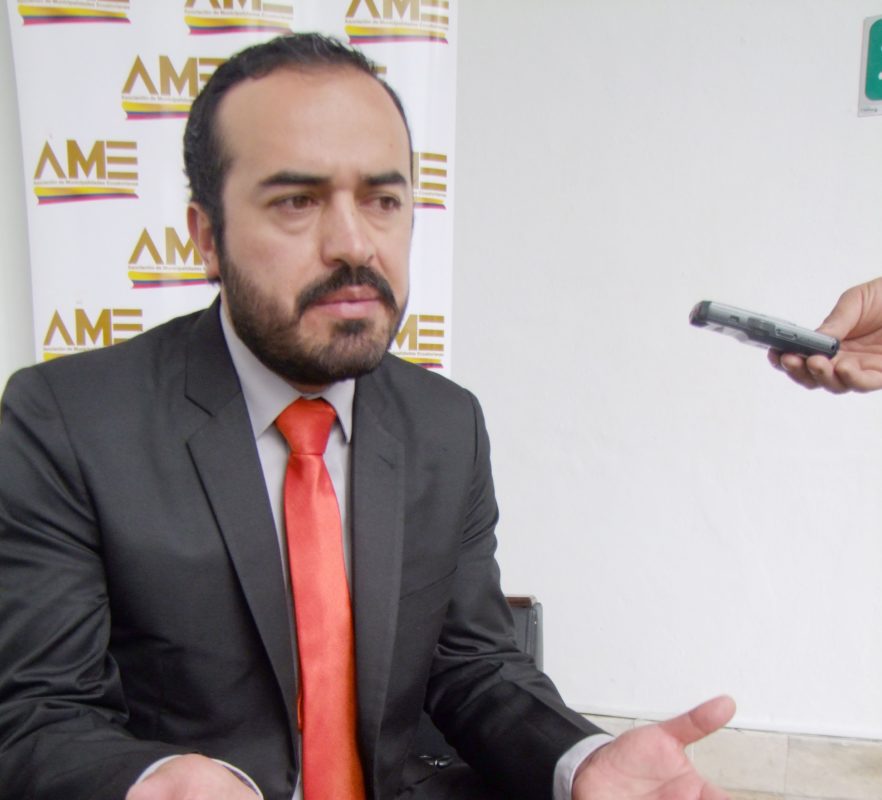 Patricio Maldonado, presidente de la AME, dijo que la situación económica de los Municipios en Ecuador es “caótica” e “insostenible”.