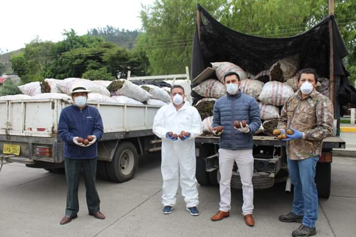 En Paute, el Municipio, coordinan la compra de agroproductos para asegurar la alimentos a grupos de la población.(AZD)