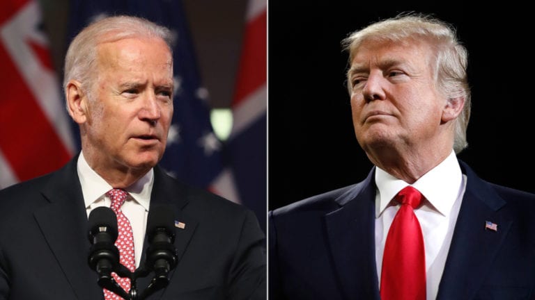 Biden aventaja por 12 puntos a Trump en intención de voto, según sondeo