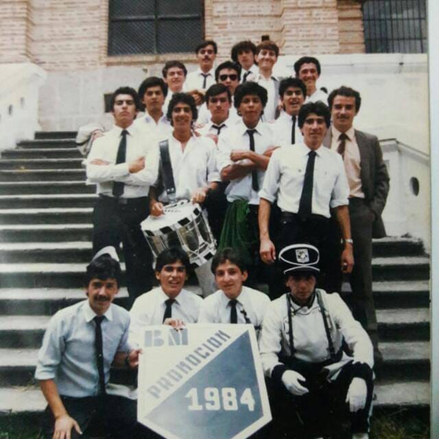 Alumnos del Sexto Curso “C”, promoción 1984 del Colegio “Benigno Malo” de Cuenca.