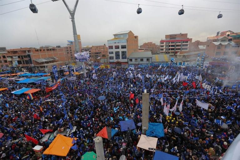 Bolivia cierra una atípica campaña electoral en medio de la pandemia