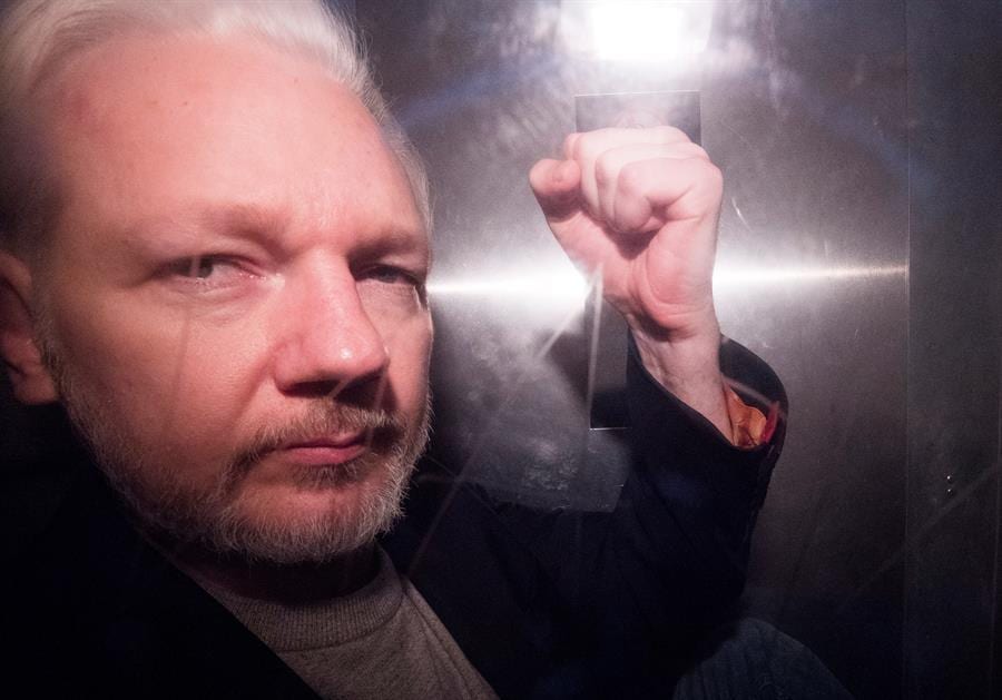 Un tribunal de Lóndres decide el futuro del fundador de WikiLeaks, Julian Assange, acusado por Estados Unidos de presunto espionaje e intrusión informática. EFE