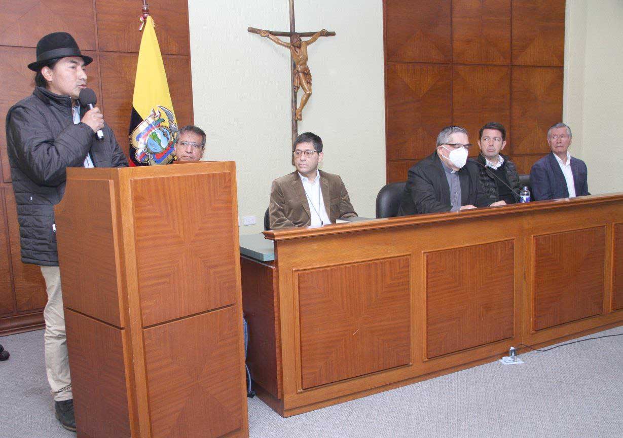 Leonidas Iza, presidente de Conaie