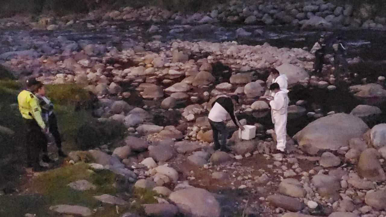 Cabeza hallada río Yanuncay