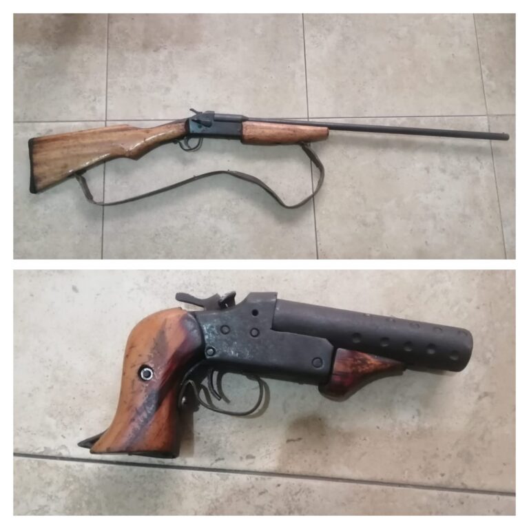 Policía incauta armas artesanales en Gualaceo