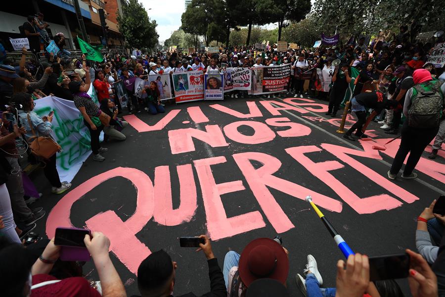 Marcha contra violencia de género