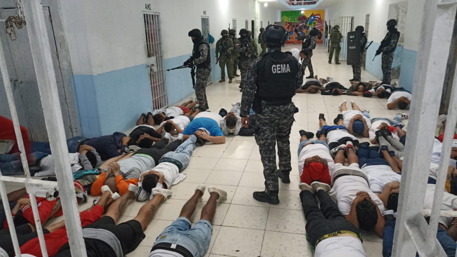 El presidente Daniel Noboa anunció la repatriación de presos a sus países. Foto Archivo