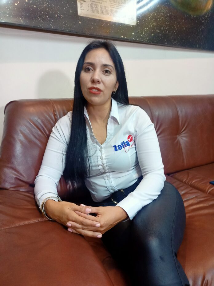 Zoila Coronel, candidata a prefecta del Cañar