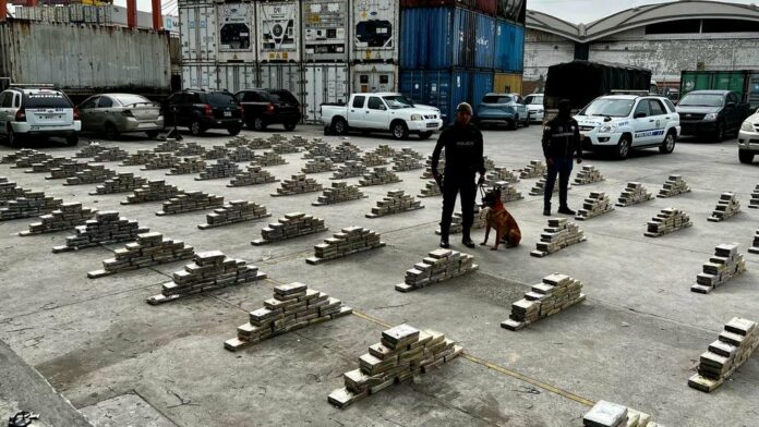 droga incautada iba a Francia Droga Ecuador