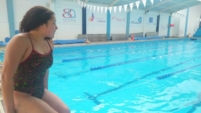 Belén García, nadadora paralímpica