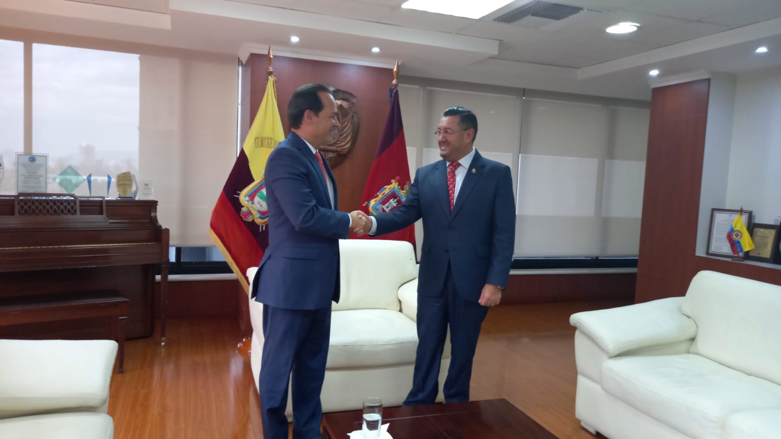 Reunión de autoridades por la inseguridad en Ecuador