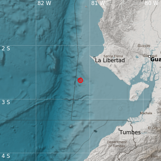 IG reporta sismo de magnitud 4,2 frente a las costas de Ecuador
