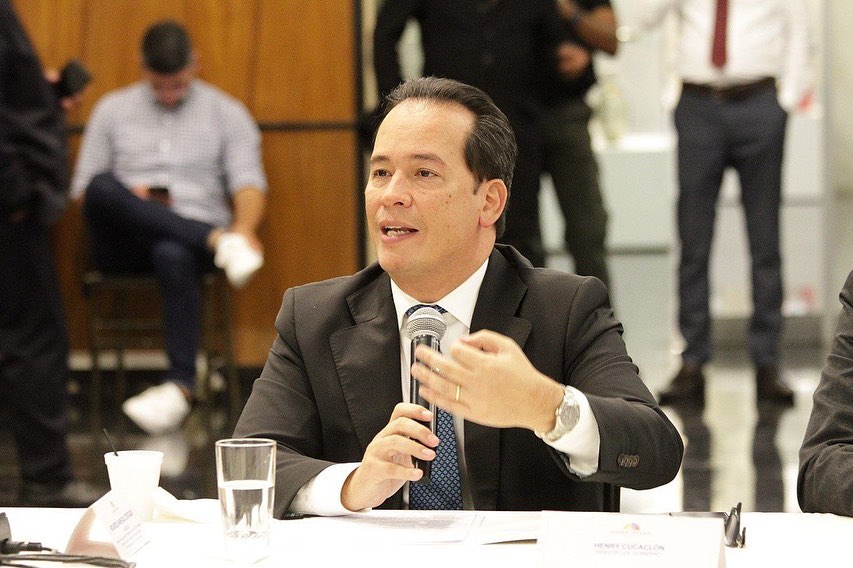 Henry Cucalón, ministro de Gobierno.