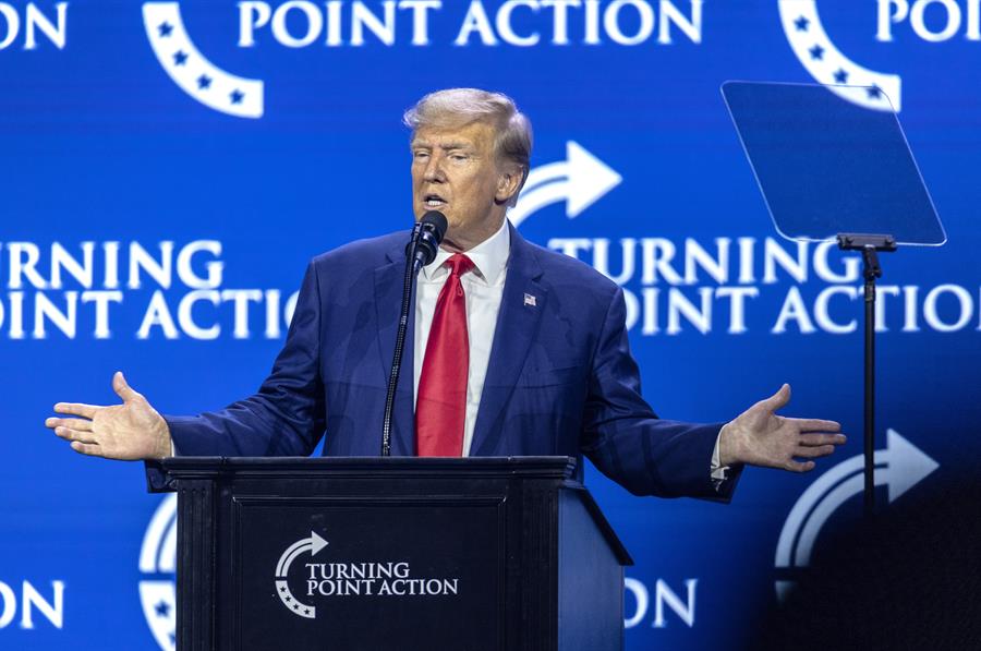 Donald Trump señaló que no hay "un caso" en su contra para inhabilitarlo en las elecciones generales de noviembre próximo.