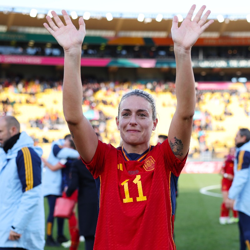 Alexia Putellas emocionada por clasificarse a semifinales del Mundial femenino 2023.