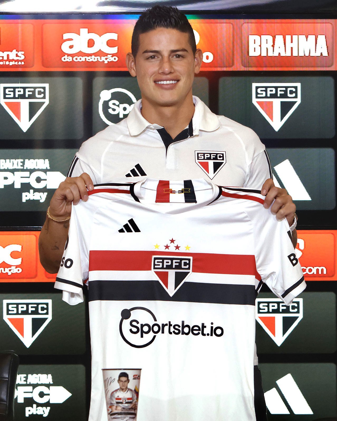 James Rodríguez es nuevo jugador de Sao Pablo.