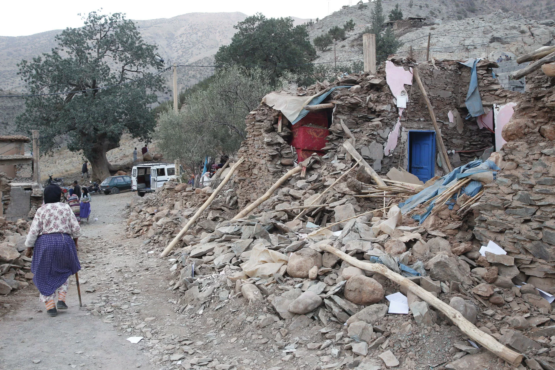 Más de la mitad de los 2.122 muertos registrados por el momento fueron en esas localidades de la provincia de Al Haouz, en el sur de Marrakech. EFE