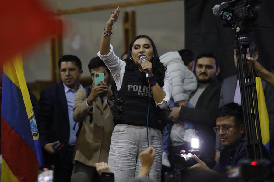 Verónica Abad se convirtió en la segunda cuencana electa como Vicepresidenta de la República tras el triunfo del presidenciable Daniel Noboa.