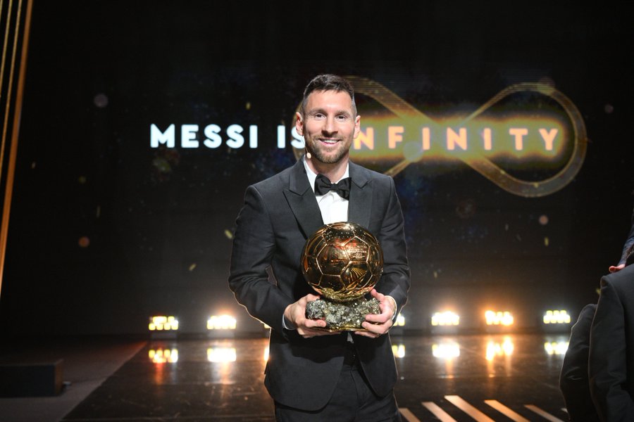 Messi gana su octavo Balón de Oro. Foto: Balón de Oro