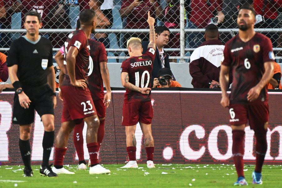 Soteldo marcó en la goleada de Venezuela 3-0 ante Chile por Eliminatorias. Foto: Venezuela