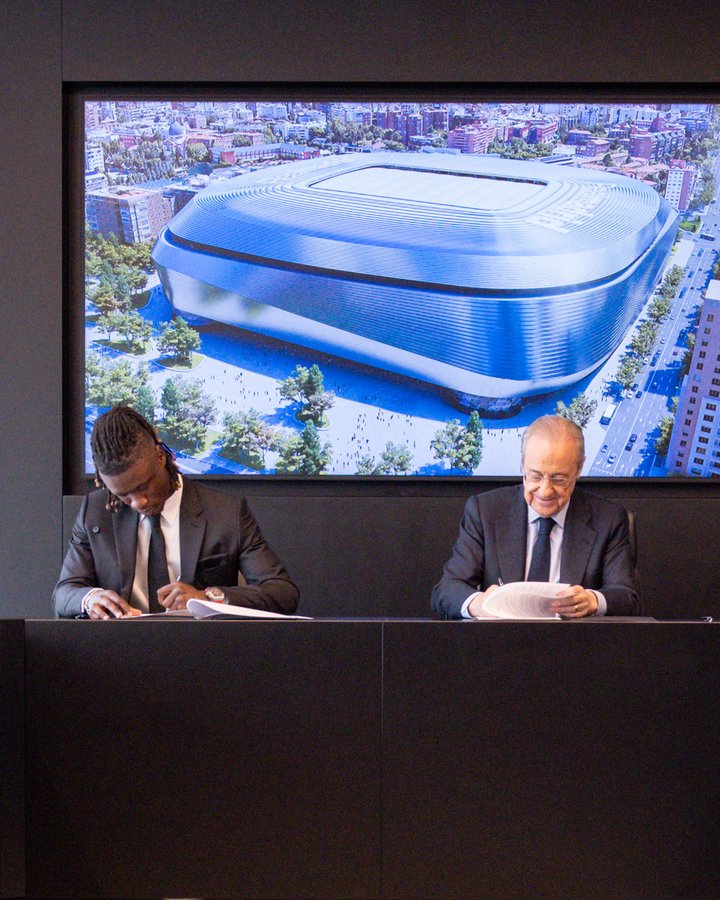 Camavinga renovó su contrato con el Real Madrid hasta el 2029. Foto: Real Madrid
