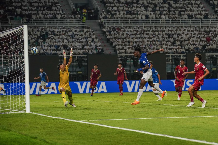 Allen Obando anotó el gol para Ecuador ante Indonesia en el Mundial sub 17. Foto: La Tri