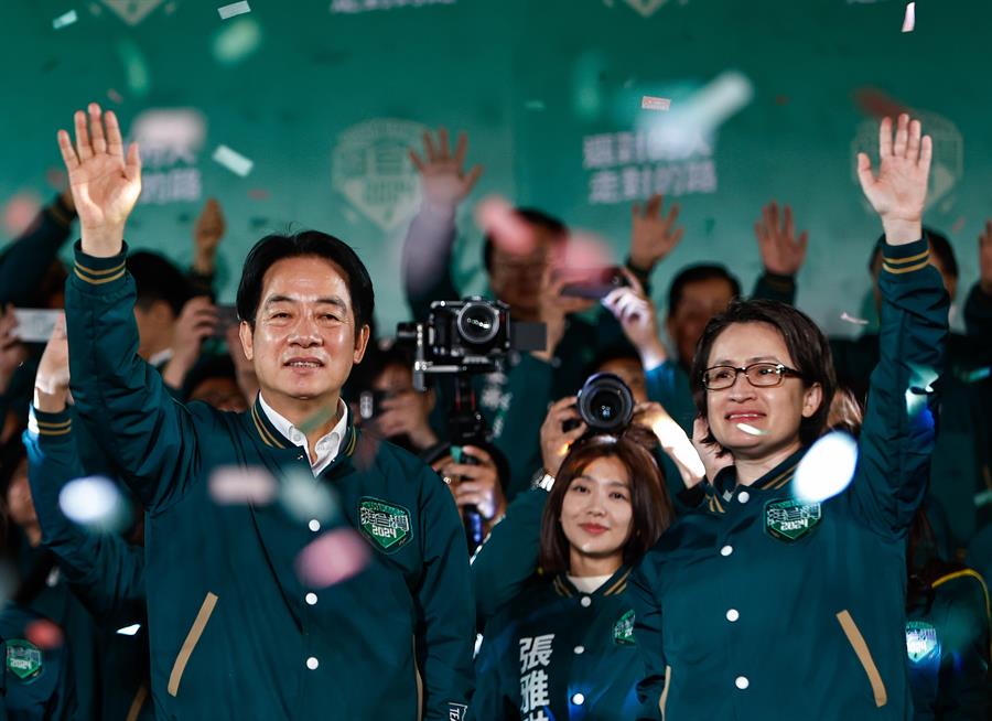 El oficialista William Lai es el nuevo presidente de Taiwán.