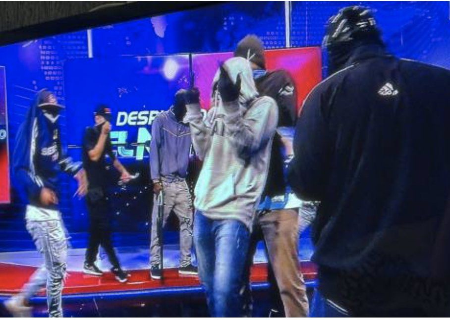 Delincuentes se tomaron las instalaciones de Tc y Gama Televisión. Foto Internet