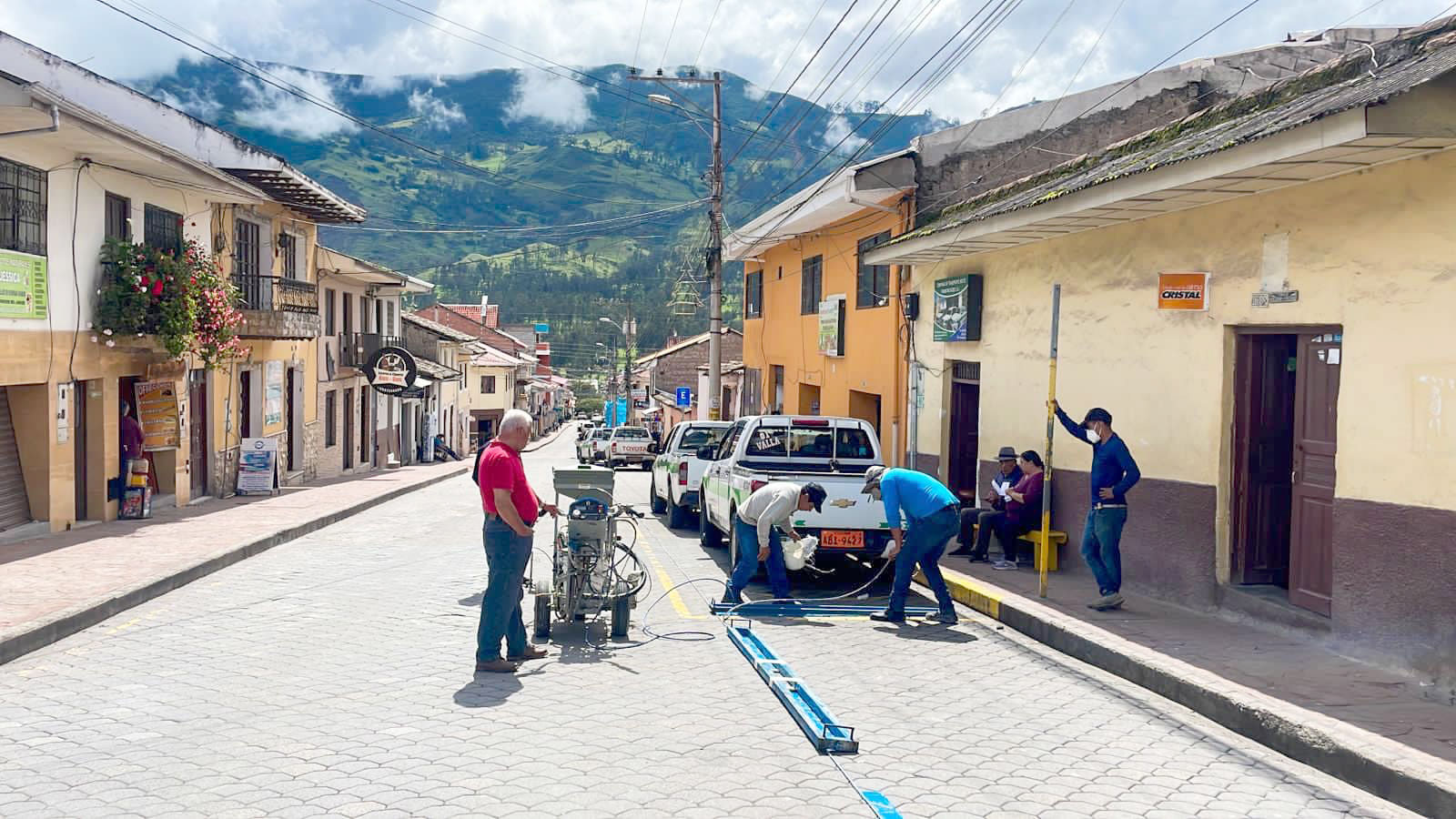 Desde el 19 de febrero de 2024 se prvé que empiece el sistema de esatcionamiento tarifado en Girón. Foto Cortesía
