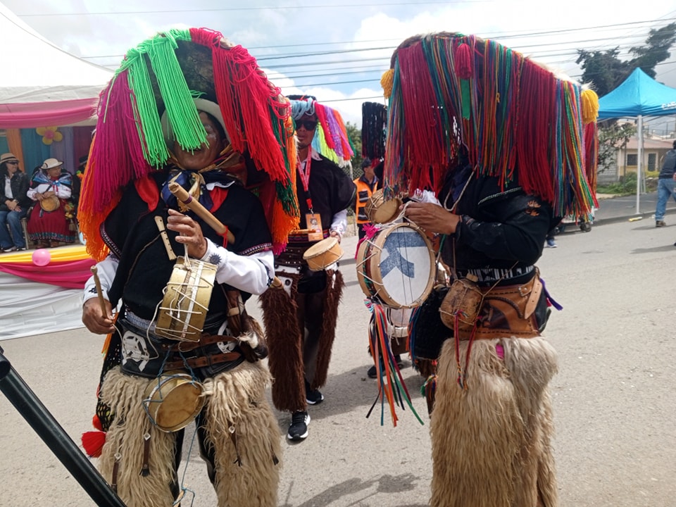 El Taita Carnaval en la provincia de Cañar es respetado por su rango y jerarquía dentro de la cultura ancestral. /Archivo