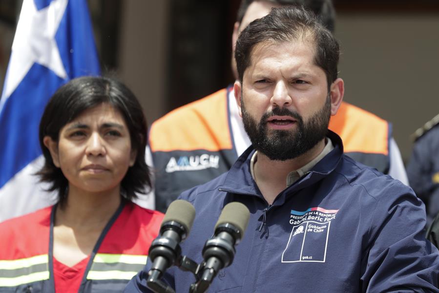 El presidente de Chile, Gabriel Boric, recordó hoy que la lucha contra la delincuencia, el narcotráfico y el crimen organizado no es solo una responsabilidad del Gobierno sino una política de Estado