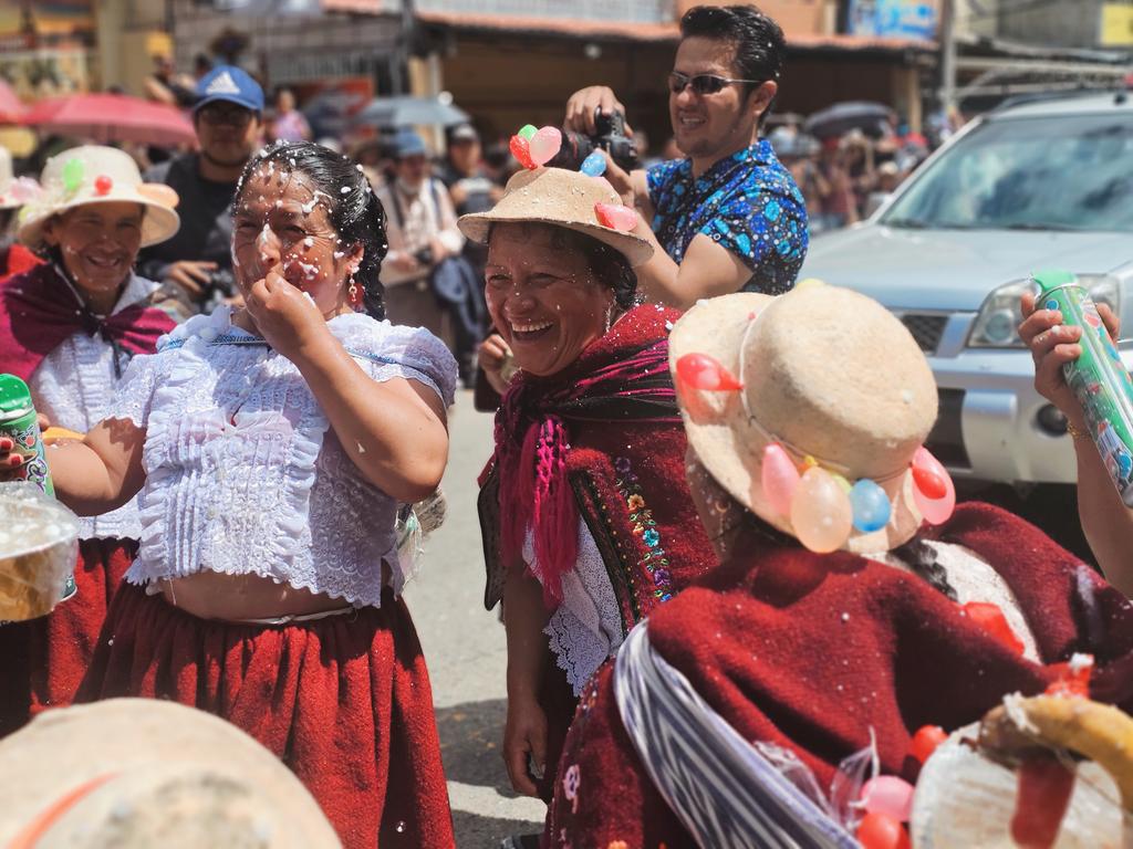 Los 15 cantones de la provincia del Azuay continúan con actividades por las fiestas de Carnaval. Foto Prefectura del Azuay