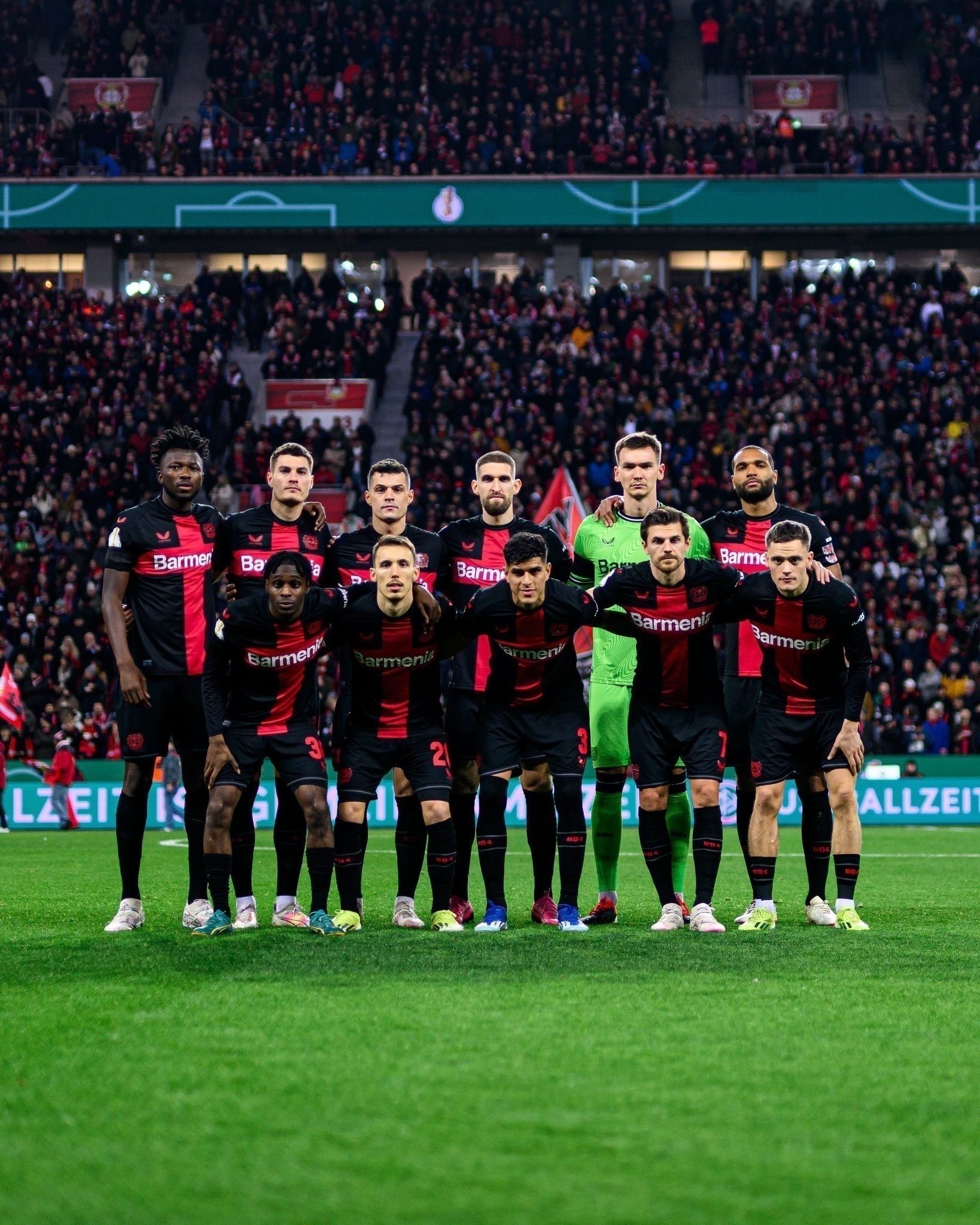 11 jugadores del Bayer Leverkusen. Foto: Bayer Leverkusen