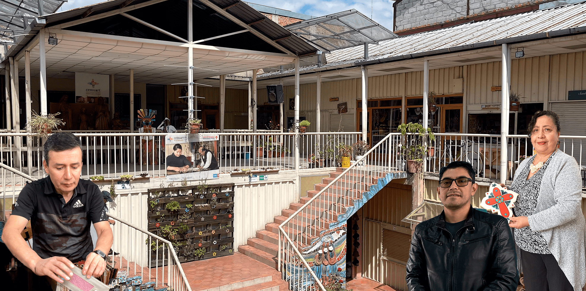 Comerciantes del CEMUART se ven afectados por la crisis y piden ayuda a las autoridades y a la ciudadnía. Foto Daniel Pachari