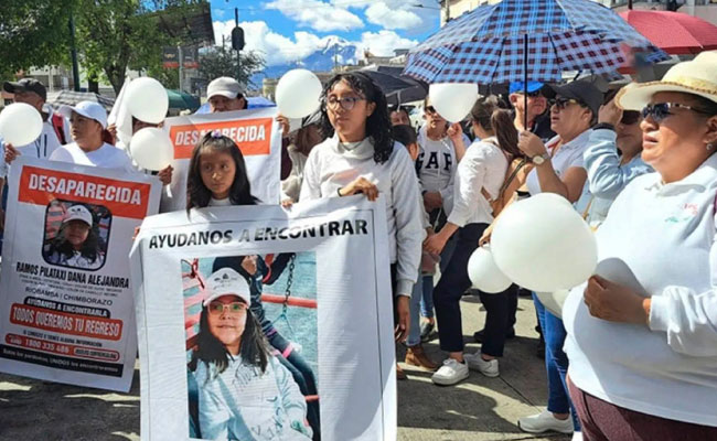 Dos personas son procesados por su presunta participación en el delito de desaparición involuntaria de la niña Dana Alejandra, en Riobamba.