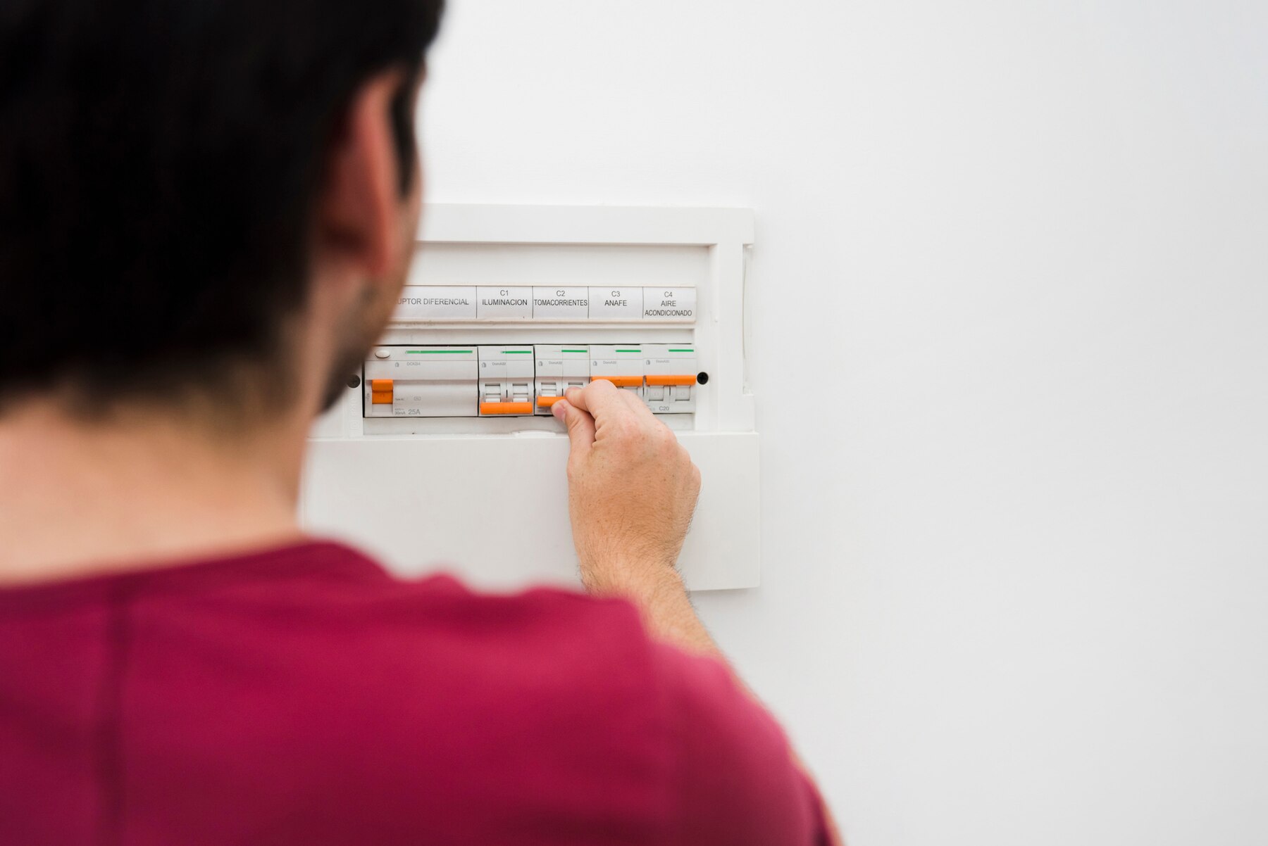 Ilustración de los cortes de energía registrados en provincias del sur del país.
