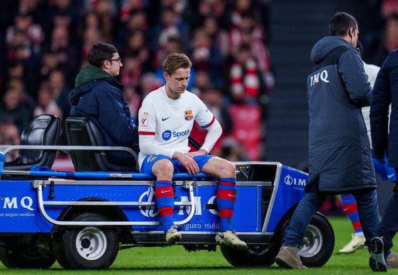 Pedri sufre una lesión en el recto femoral y De Jong, un esguince de tobillo, tras el partido del FC Barcelona.
