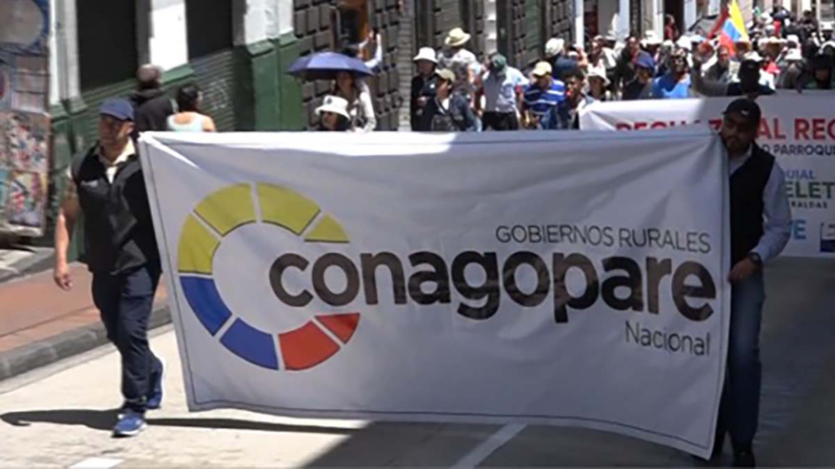 El Conagopare Azuay prepara una marcha para este lunes 25 de marzo en Cuenca.