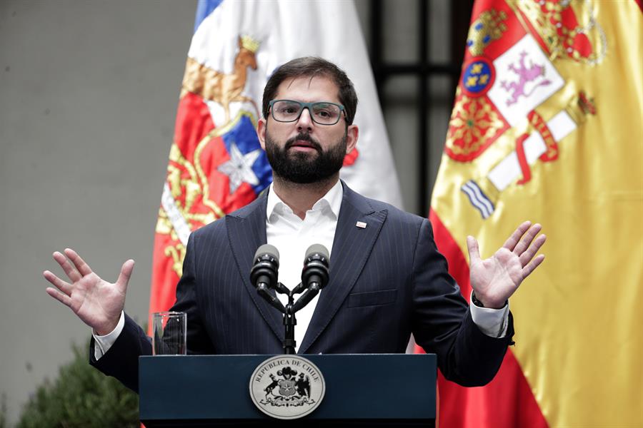 "No tengo dudas que vamos a entregar un Chile mejor que el que recibimos", afirmó este lunes el presidente, Gabriel Boric