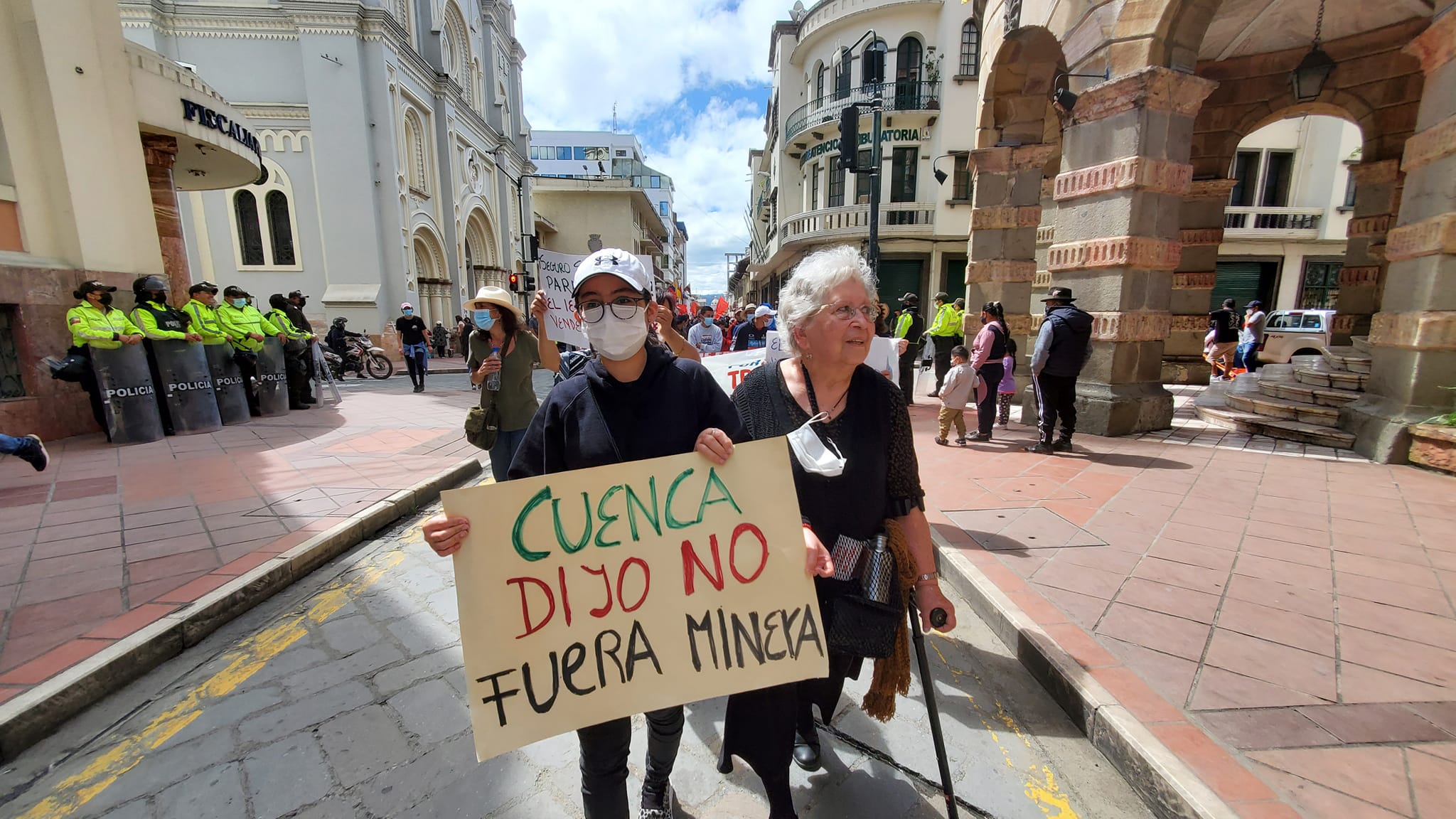 Organizaciones antimineras se han convocado a la marcha por el agua de este miércoles 23 de abril de 2024. /Archivo