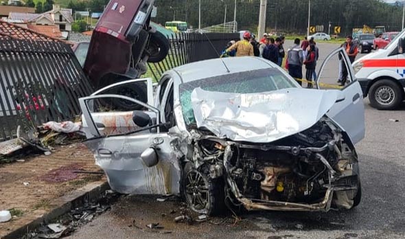 Dos veces intentó huir el presunto responsable del accidente en la 'Y' de Tarqui', según informó la Fiscalía.