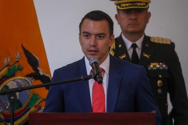 Presidente de Ecuador, Daniel Noboa.