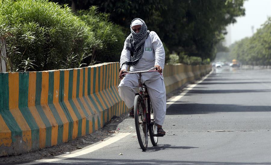 El norte de la India se ha visto sumido en una ola de calor extrema