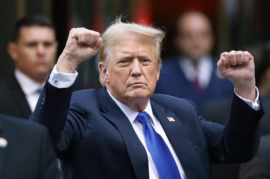 Las donaciones a la campaña política de Donald Trump para las elecciones presidenciales sumaron en unas pocas horas, justo tras conocerse el veredicto de culpabilidad, un total de 34,8 millones de dólares,