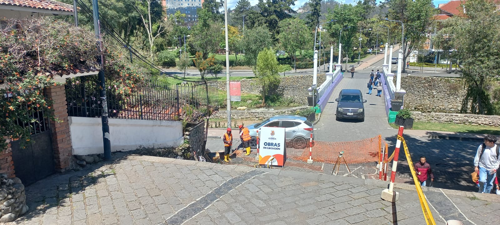 Los trabajos para la renovación de la escalinata arrancaron este lunes 17 de junio de 2024.