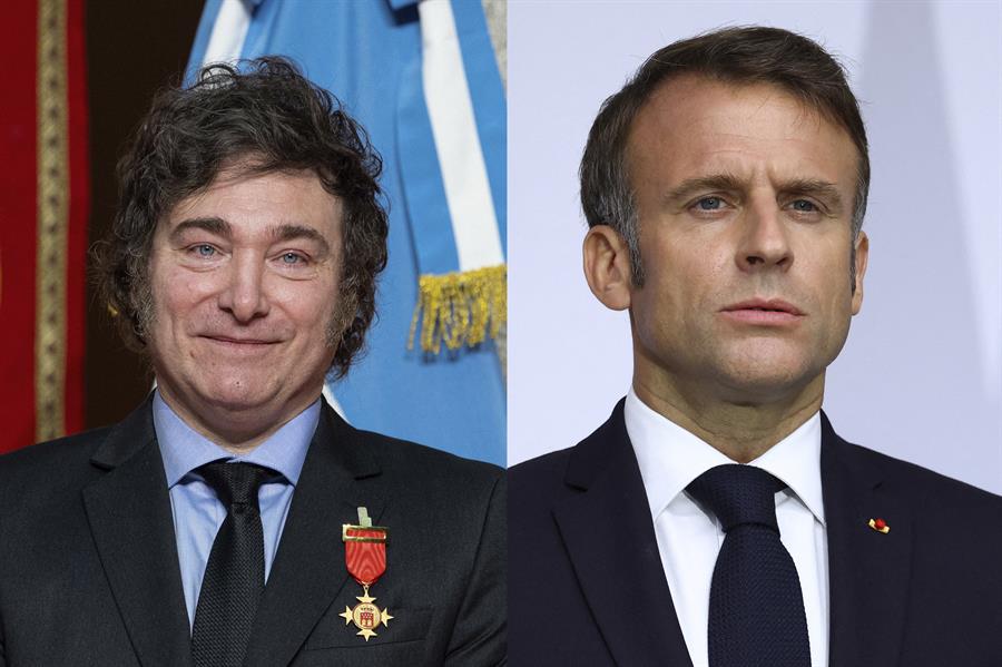 Un primer encuentro bilateral entre el presidente Javier Milei y su homólogo Emmanuel Macron que pretende "estrechar lazos" entre dos países que se habían distanciado desde la elección del segundo a finales de 2023. EFE